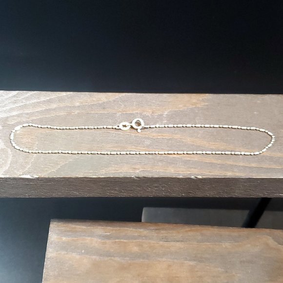 10 Inch 925 Sterling Silver Infinity Symbol Bracelet - Picture 2 of 5